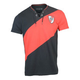 Remera River Plate Retro Escudo Bordado