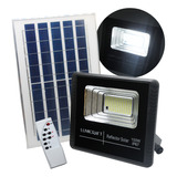 Reflector Solar Led 100w 4000lm  Panel Solar Control Remoto