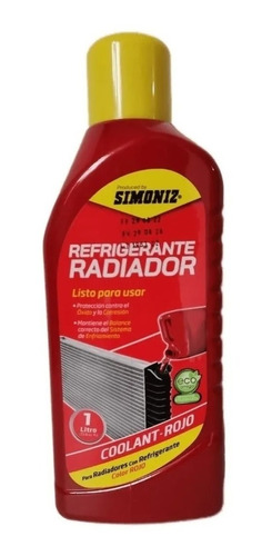 Liquido Aditivo Refrigerante Radiador Enfriamiento Vehículos