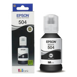 Refil Preto De Tinta T504 Epson L4150, L4160, L6161, L6171, 