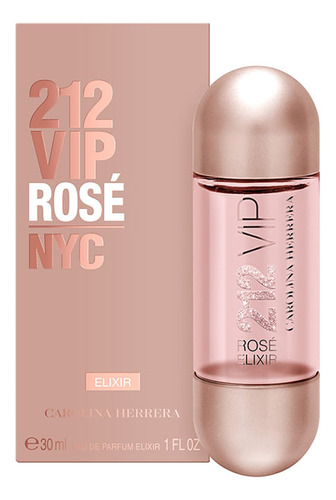 C.h 212 Vip Rose Elixir Edp X30ml  