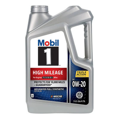 Aceite Mobil 1 Alto Kilometraje 0w20 100% Sintetico 4.73l | Envío gratis