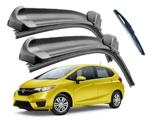 3 Limpiaparabrisas Para Honda Fit 2009 A 2017 2018 2019 2020