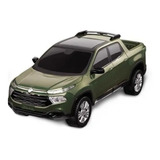 Carrinho Fiat Toro Metalizada Pick Up 38cm - Roma Brinquedos Cor Verde