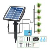 Sistema De Riego Kit De Riego Automático Solar Con Sistema D