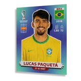 Figurinhas Copa Do Mundo 2022 Jogadores Brasil Album Panini Bra 14 Lucas Paqueta Personagem Figurinha Avulsa Copa 2022