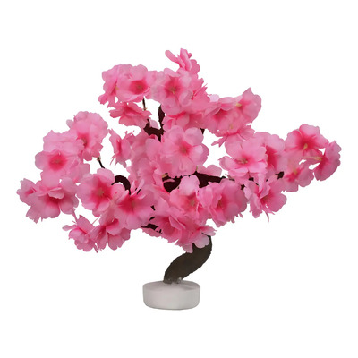 Arbol Bonsai Flor De Cerezo Rosa Artificial Decoración | Meses sin interés