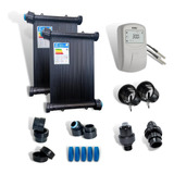 Kit Aquecimento Solar Piscina 11 Placas 3mt+ Control+ Valvs