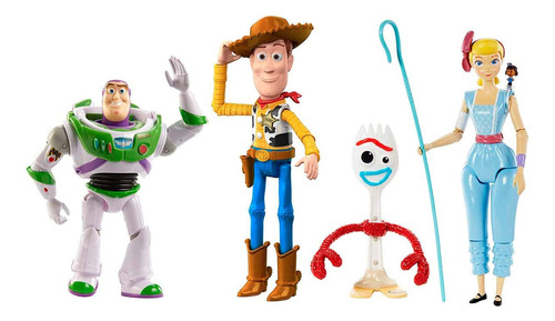 Set Figuras Toy Story 4 Buzz, Woody, Betty Y Forky Aventuras