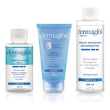 Dermaglos Set Rutina Limpieza Piel Normal Tonico+gel+ojos