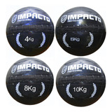 Kit Wall Ball 4 6 8 E 10kg Impacto Fit Crossfit - Funcional