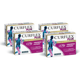 Curflex Plus Colágeno + Magnesio + Potasio 30compr X 4 Cajas