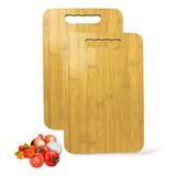 Tabla De Picar Madera Picoteo 26x16cm - X2