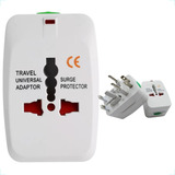 Adaptador Tomada Universal Internacional Uk Eua Europa Asia