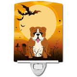 Caroline S Treasures Halloween English Bulldog Rojo Blanc...