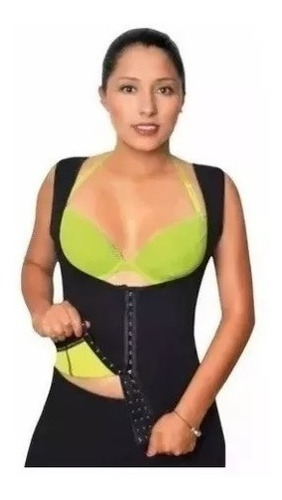 Faja Chaleco Con Broches Slim Shapers Senos Libres S M L Xl