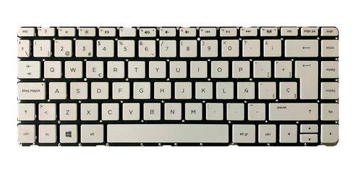 Teclado Hp Pavilion 14-n000 Blanco Mp-13m5  14-n020la