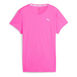 Polera Puma Run Favorites Velocity Tee W Rosado Mujer