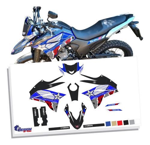 Kit Adesivo Gráfico Yamaha Lander 250 2021 - 2023 Edition