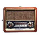 Radio Am Fm, Sw Bluetooth, Usb, Tf Mp3, Recargable, Vintage