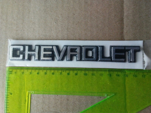 Emblema Chevrolet Sin Adhesivo Metalico Chevette Malibu Foto 3