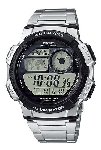 Reloj Casio Hombre Ae-1000wd-1a Deportivo Acero. Ino
