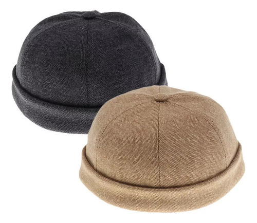 2x Hombres Casual Ajustar Sombrero Mecánico Docker Cap