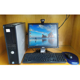Cpu Torre+monitor 17+4ram+hd320+camara+pad Mouse 
