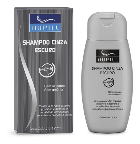 Nupill Shampoo Cinza Escuro Original 120ml