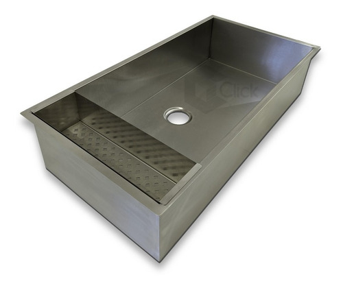 Cuba 80x40 Com Canal Equipado Escorredor Inox 304