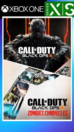 Juego Call Of Duty Black Ops Lll Zombies  Xbox One Y Series