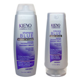 Shampoo + Mascara Kleno Blue Silver Intense Matizador