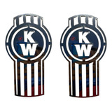 Emblema Kenworth Acero Inoxidable 19x9cm (par)