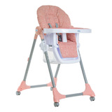 Silla De Comer Bebé Infantil Alturas Kiddy Snack Color Rosa