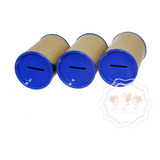100 Cofrinhos Papelão 6x9,5cm  Cor Azul Royal Ninavi Brindes