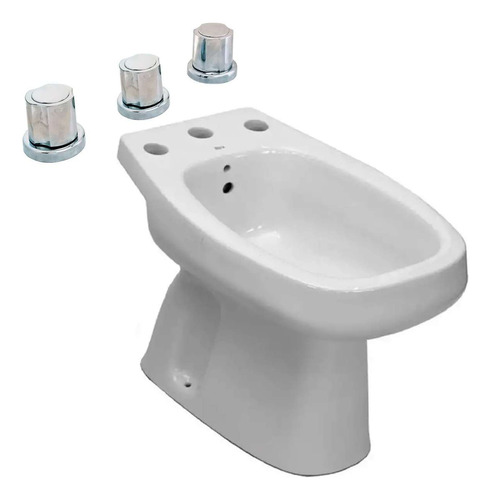 Combo Bidet Con Griferia Monaco Roca Aqualaf Compresion