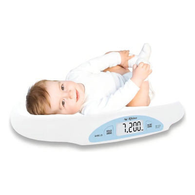 Bascula Digital Para Bebés 25 Kg Rhino Rbanda Blanco | Meses sin interés