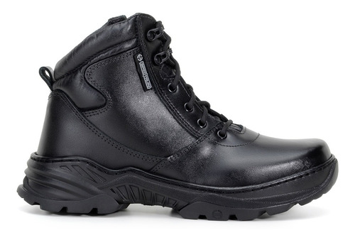 Bota Masculina Feminina Bristol Tatica Couro Em Cano Curto