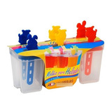 Pack 6 Moldes Para Helado Palito Plastico Freezer Colombraro