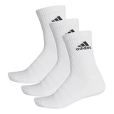 Meia adidas Cano Alto Cushion Crew Com 03 Pares