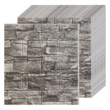 40 Paneles De Pared 3d Greymond Adhesivos De Ladrillo