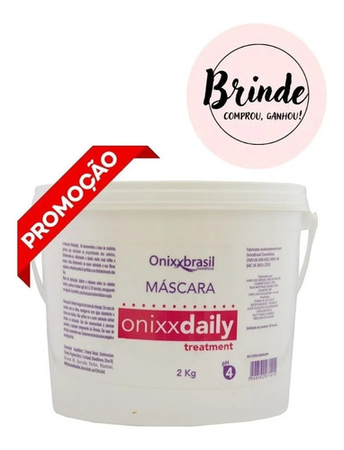 Máscara Daily 2,2kg Finalização E Hidratação - Onixx Brasil