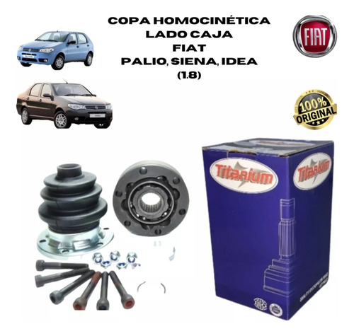 Copa Homocinticas Caja Fiat Palio Siena Idea (1.8) (25dt). Foto 2