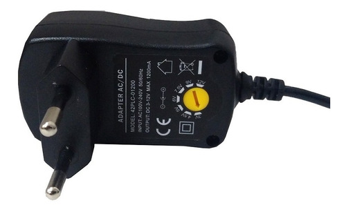 Eliminador De Pilas 3v A 12v - Puntas Intercambiables - 1.2a