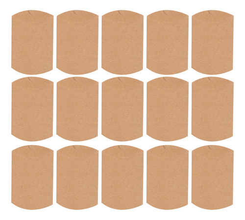 Cajas De Almohada Kraft, Cartón Blanco, 120 Unidades