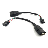 Duttek Cable Usb A Usb, Cable Adaptador De Placa Base Usb