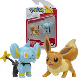 Figura Pokémon Eevee + Shinx Battle Figure Pack Battle Ready