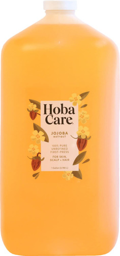 Hobacare Aceite De Jojoba 100% Puro, Sin Refinar, Prensado .