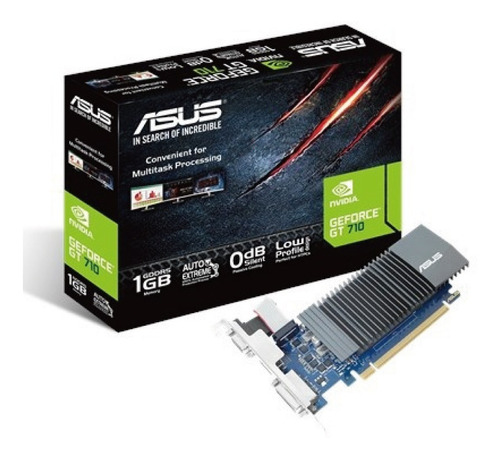 Placa Asus Geforce Gt710 Pci-e 2.0 Ddr3 Auto-extrem Hdmi Pce