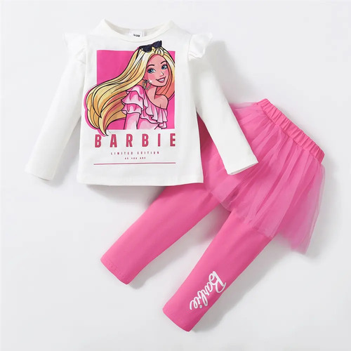 Conjunto De Ropa Con Estampado De Barbie Con Estampado De Ba